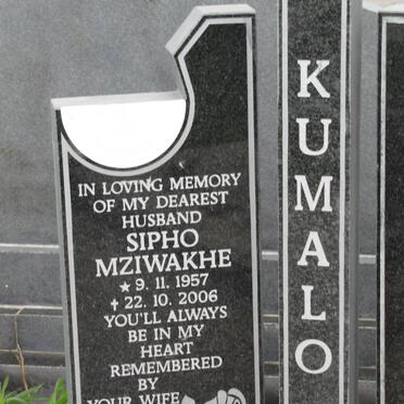 KUMALO Sipho Mziwakhe 1957-2006