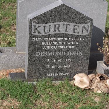 KURTEN Desmond John 1923-2007