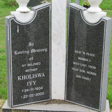 KULA Kholiswa Ivy 1934-2005