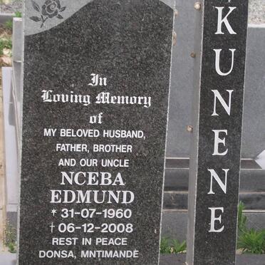 KUNENE Nceba Edmund 1960-2008