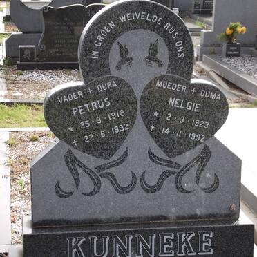 KUNNEKE Petrus 1918-1992 &amp; Nelgie 1923-1992