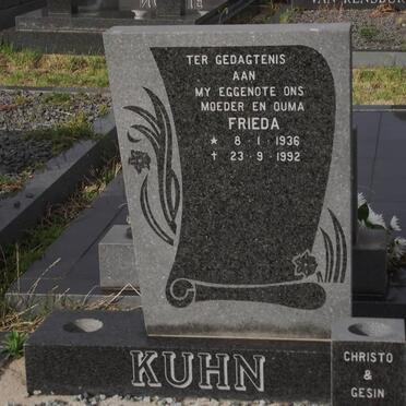 KUHN Frieda 1936-1992