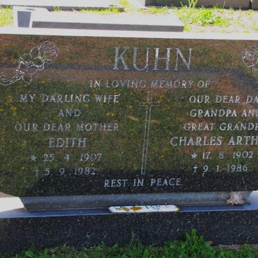 KUHN Charles Arthur 1902-1986 &amp; Edith 1907-1982