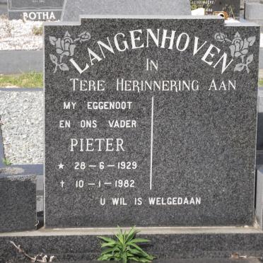 LANGENHOVEN Pieter 1929-1982
