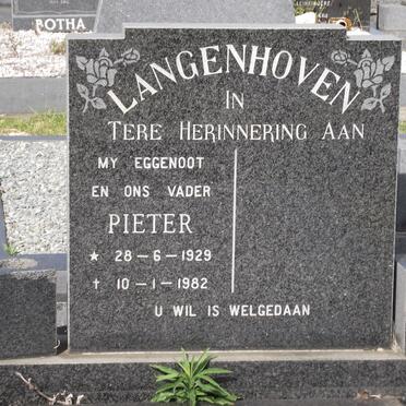 LANGENHOVEN Pieter 1929-1982