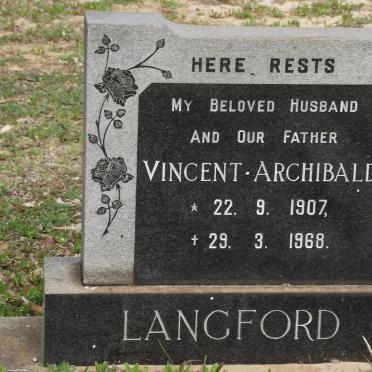 LANGFORD Vincent Archibald 1907-1968