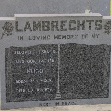 LAMBRECHTS Hugo Frederick 1906-1973