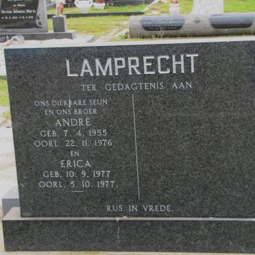 LAMPRECHT André 1955-1976 :: LAMPRECHT Erica 1977-1977