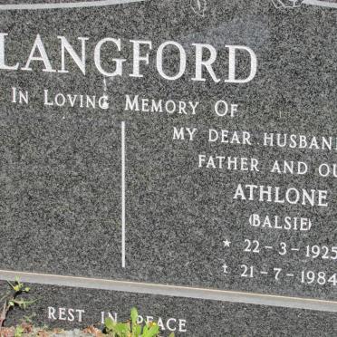 LANGFORD Athlone 1925-1984