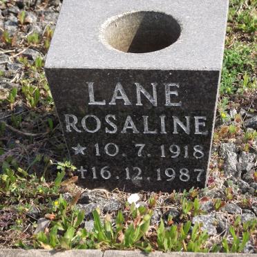 LANE Rosaline 1918-1987