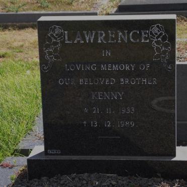 LAWRENCE Kenny 1933-1989
