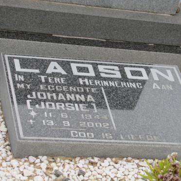 LADSON Johanna Susanna 1944-2002