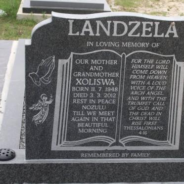 LANDZELA Xoliswa 1948-2012