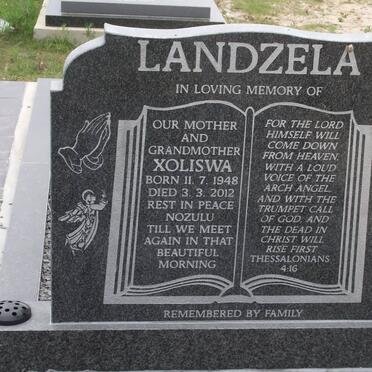 LANDZELA Xoliswa 1948-2012