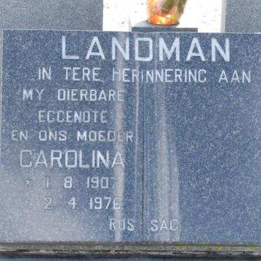 LANDMAN Carolina 1907-1976