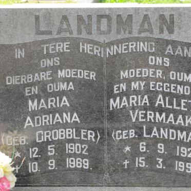 LANDMAN :: VERMAAK