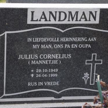 LANDMAN Julius Cornelius 1949-1999