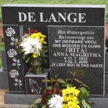 LANGE Anna Magritha, de 1932-2009