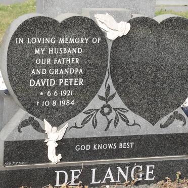 LANGE David Peter, de 1921-1984
