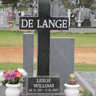 LANGE Leslie William, de 1971-2007