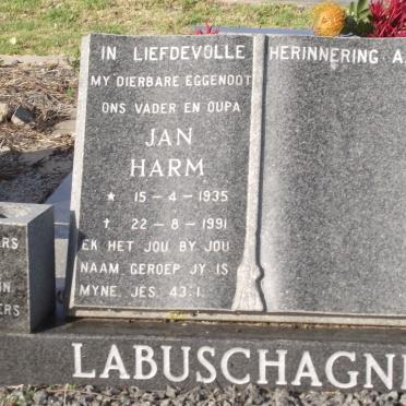 LABUSCHAGNE Jan Harm 1935-1991