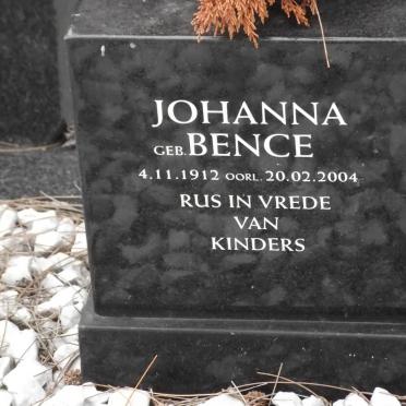 LAMBERG Johanna nee BENCE 1912-2004