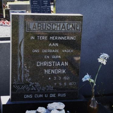LABUSCHAGNE Christiaan Hendrik 1921-1977