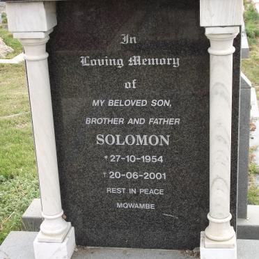 LAMANI Solomon 1954-2001