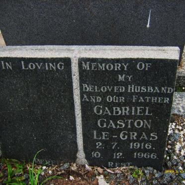 LE-GRAS Gabriel Gaston 1916-1966
