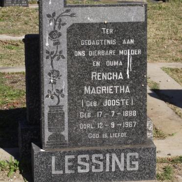 LESSING Rencha Magrietha nee JOOSTE 1888-1967