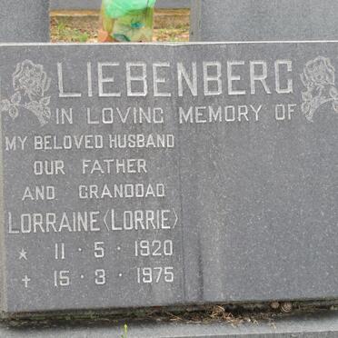 LIEBENBERG Lorraine 1920-1975