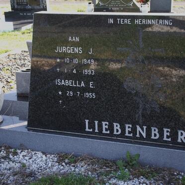 LIEBENBERG Jurgens J. 1949-1993 &amp; Isabella E. 1955-