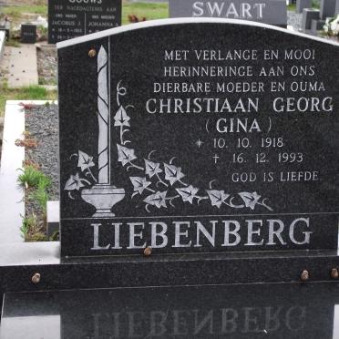 LIEBENBERG Christiaan Georg 1918-1993