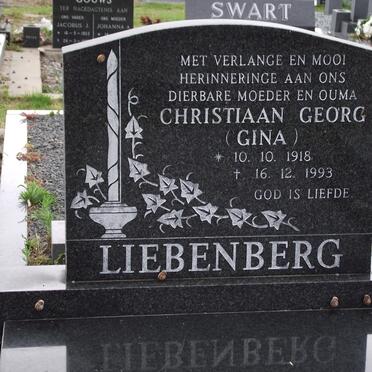 LIEBENBERG Christiaan Georg 1918-1993
