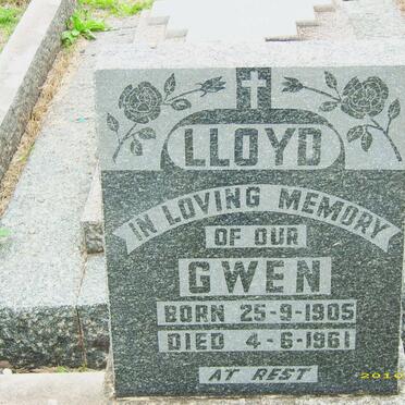 LLOYD Gwen 1905-1961