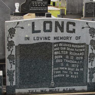 LONG Walter Richard 1928-1972