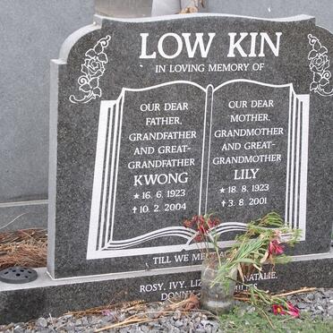 LOW KIN Kwong 1923-2004 &amp; Lily 1923-2001