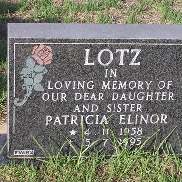 LOTZ Patricia Elinor 1958-1995