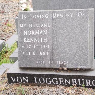 LOGGENBURG Norman Kennith, von 1931-1983
