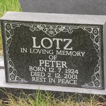 LOTZ Peter 1924-2001