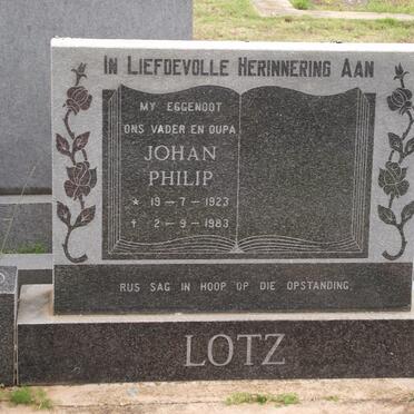 LOTZ Johan Philip 1923-1983