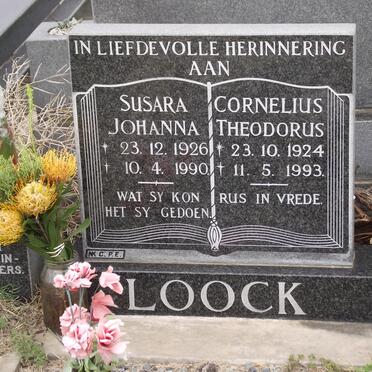 LOOCK Cornelius Theodorus 1924-1993 &amp; Susara Johanna 1926-1990