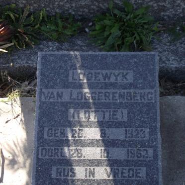 LOGGERENBERG Lodewyk, van 1923-1963
