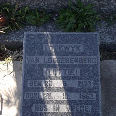 LOGGERENBERG Lodewyk, van 1923-1963