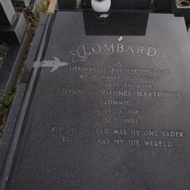 LOMBARD Stefanus Johannes Marthinus 1916-1993