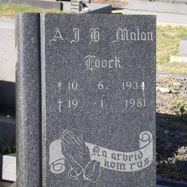 LOOCK A.J.H. Malan 1934-1981