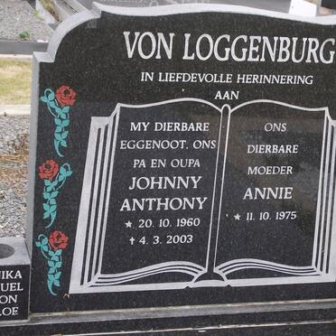 LOGGENBURG Johnny Anthony, von 1960-2003 &amp; Annie 1975-