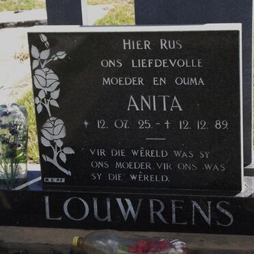 LOUWRENS Anita 1925-1989