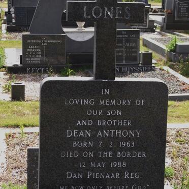 LONES Dean Anthony 1963-1988