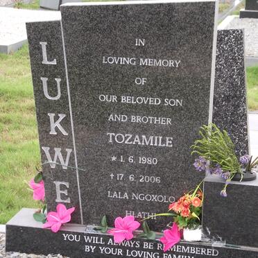 LUKWE Tozamile 1980-2006